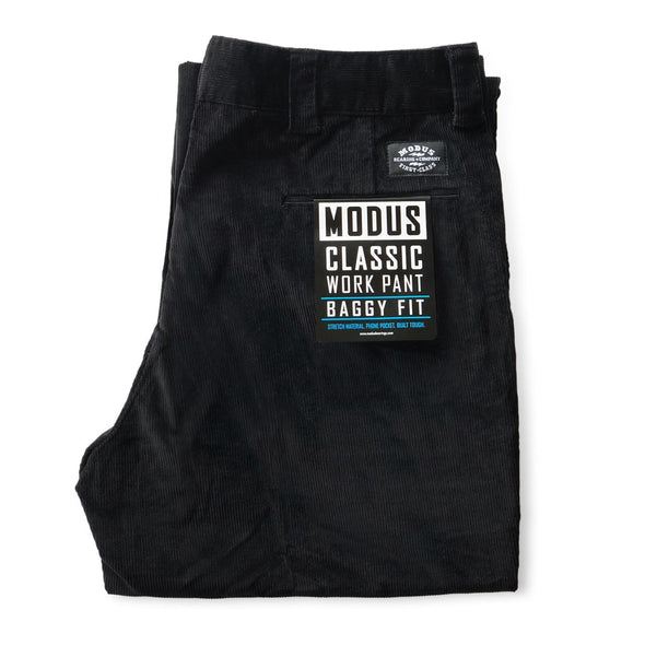 Modus - Pant Work Baggy Corduroy BLACK